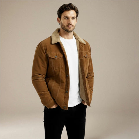 Valren long sleeve jacket med knapper og lommer