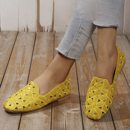 Florayne round toe slip-on loafers