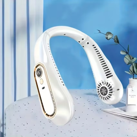 Wentylator bezłopatkowy na szyję z ładowaniem USB i regulacją prędkości – AeroLoop