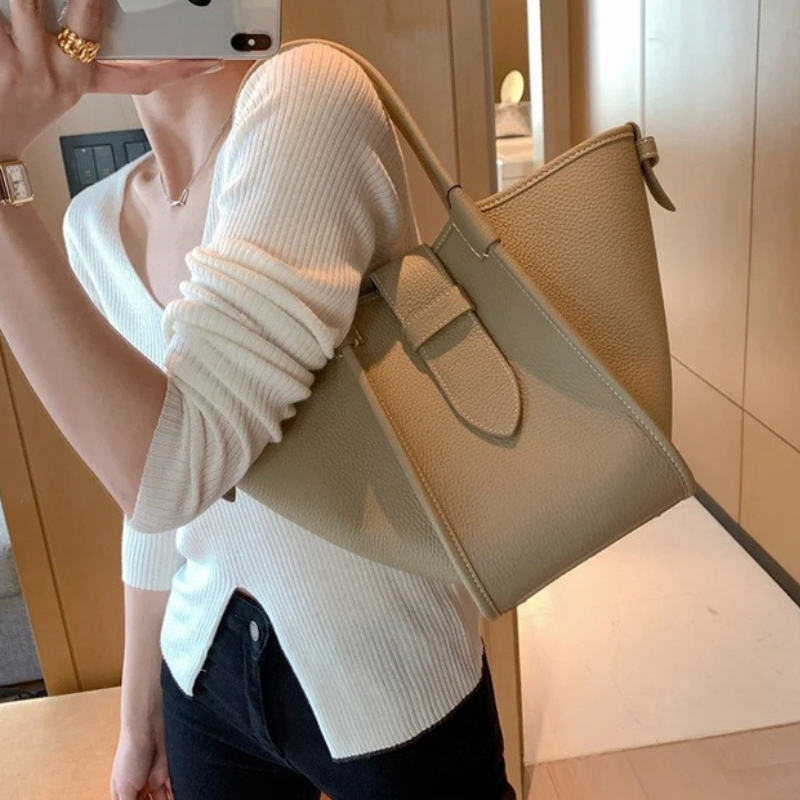 Elvara bucket bag med justerbar rem