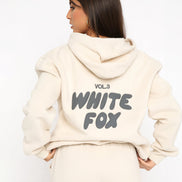 White Fox Luxe Lounge Set – Hoodie & Joggers