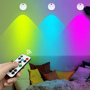 Lurexa RGB projektorlampe – LED lampe med farveskift til bordplacering