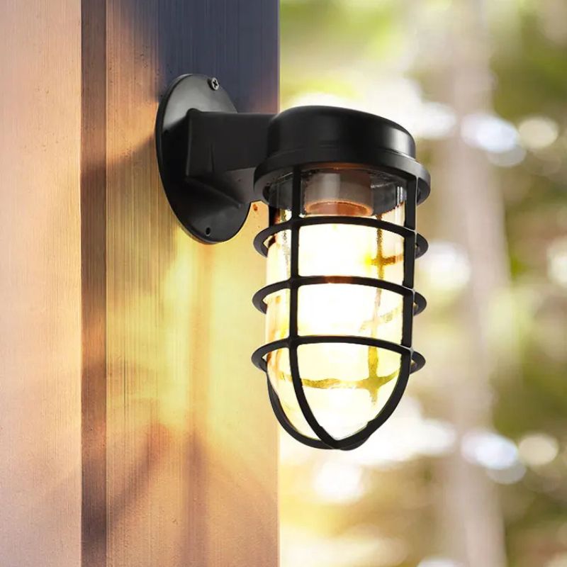 Torvexa LED væglampe i metal – lampe med burdesign til vægmontering