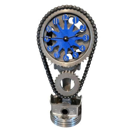 Gearonix metal bordur – industrielt design med roterende tandhjul
