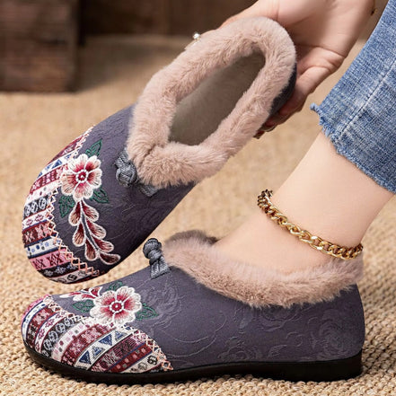Ferina round toe shoes med foret inderside
