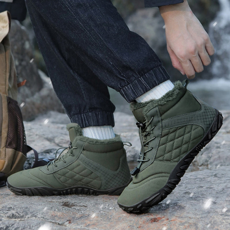 Trevion lace-up sneakers med rund tå