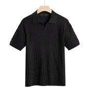Herre polo t-shirt med krave og korte ærmer – t-shirt til hverdag og fritid – Elvoro