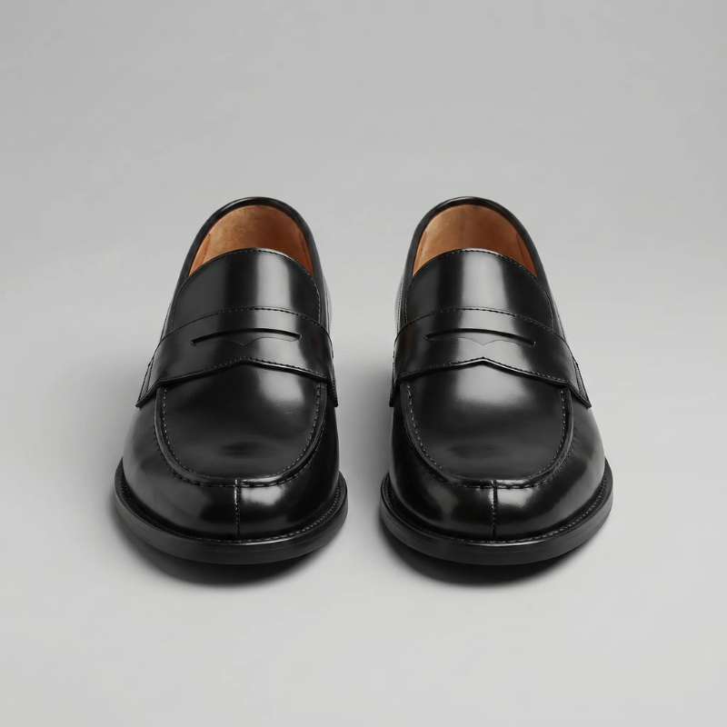 Herre loafers i læder med skridsikker sål – Raventor