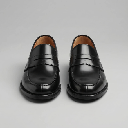 Herre loafers i læder med skridsikker sål – Raventor