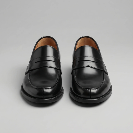 Herre loafers i læder med skridsikker sål – Raventor