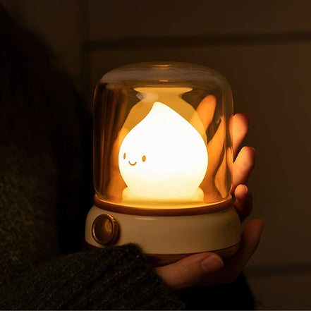 Flamara LED mini bordlampe med genopladeligt batteri