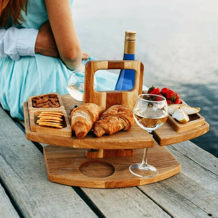 Trayloft Mini-bord – bærbart træbord med håndtag