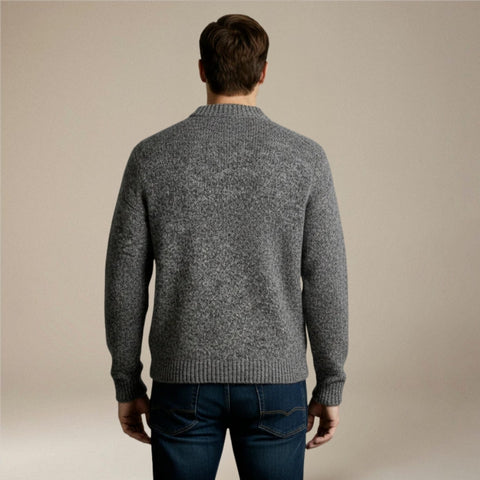 Norvyn slim fit sweater med rund hals