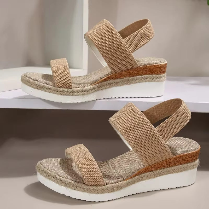 Chunkira sandaler dame – remsandaler med chunky sål og åben tå