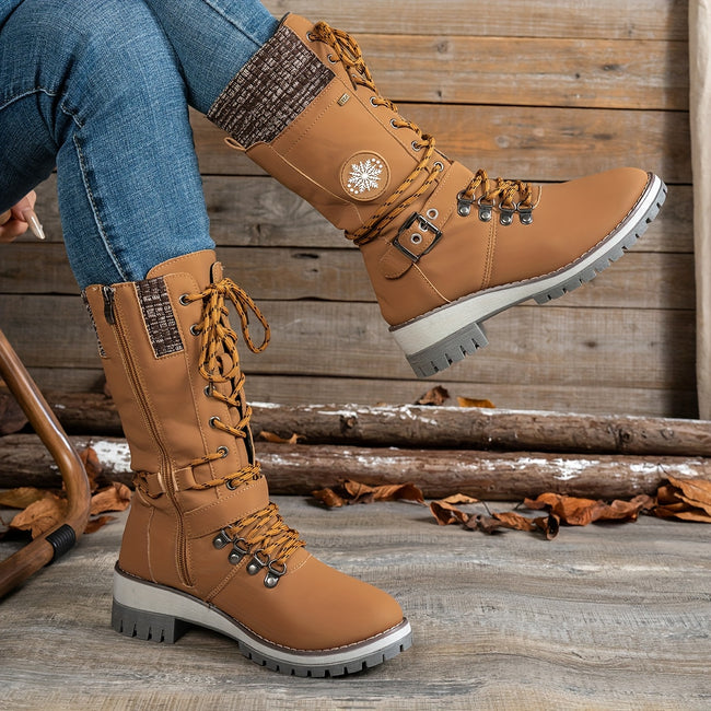 Arvella Knit Mid-Calf Boots