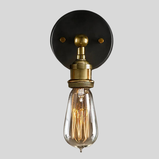 Aurivelle lampa ścienna – lampa LED ze złotego metalu do użytku wewnętrznego