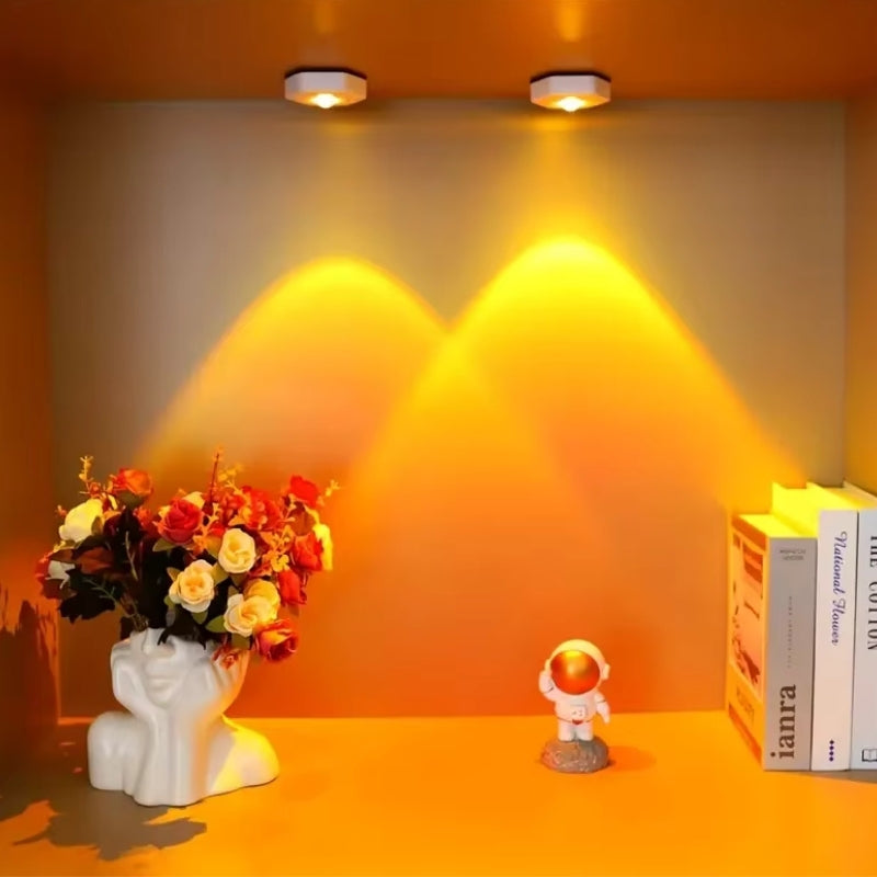 Magluna LED lampe med magnetisk base – bordlampe med flerfarvet lys