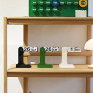 Kalviro skrivebordskalender justerbar resin kompakt base til hjem og kontor