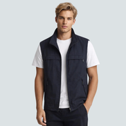 Herre utility vest med lynlås og flere lommer – Travikon