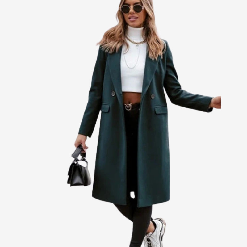 Liorena lapel jacket med knapper og lommer