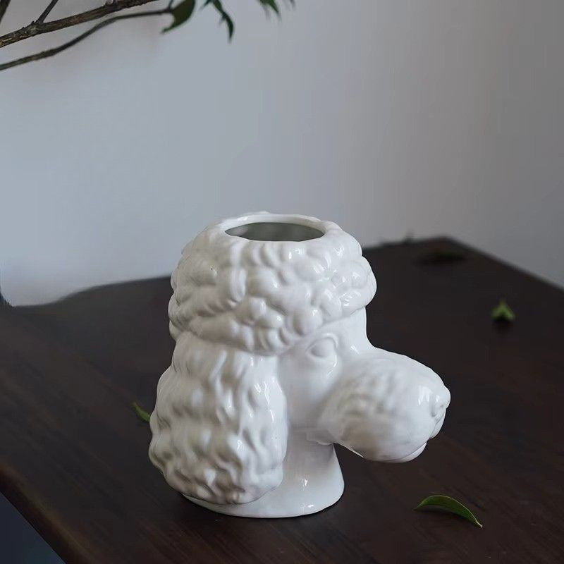 Ceravia blomstervase i keramik – vase med dyreinspireret design
