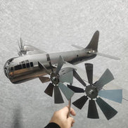 Aerovix vindmølle dekoration metal med jordspyd til have og terrasse