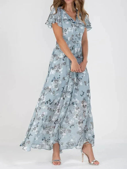 Elegant lang damekjole med figursyet pasform – Avelisse