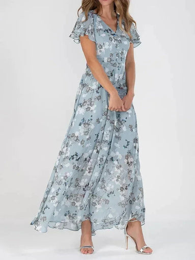Elegant lang damekjole med figursyet pasform – Avelisse
