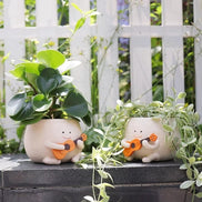 Planora plantepotte i resin – potte til bord, hylde eller have