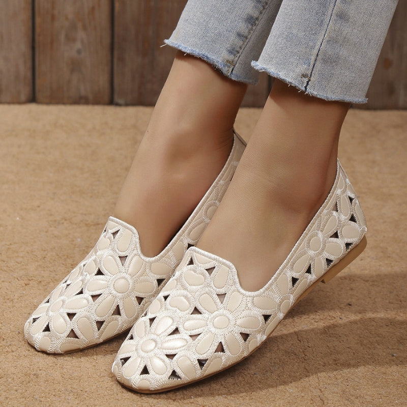 Florayne round toe slip-on loafers