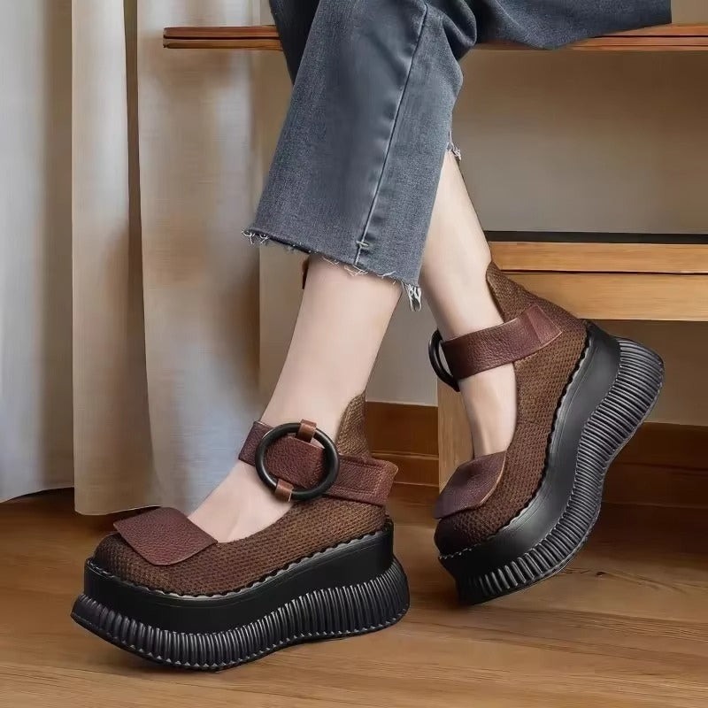 Velmira buckle strap heels