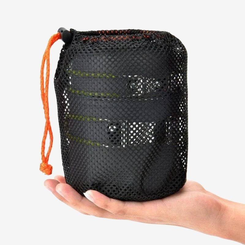 TrailCook Essentials kogesæt – kompakt kogegrej til udendørs brug