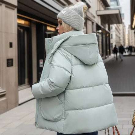 Lorvane hooded jacket med lynlås