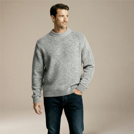 Norvyn slim fit sweater med rund hals
