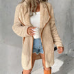 Ardena open front coat med sidelommer
