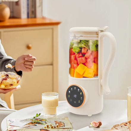 Juvira juicer med LED display – køkkenmaskine til presning af frugt og grøntsager