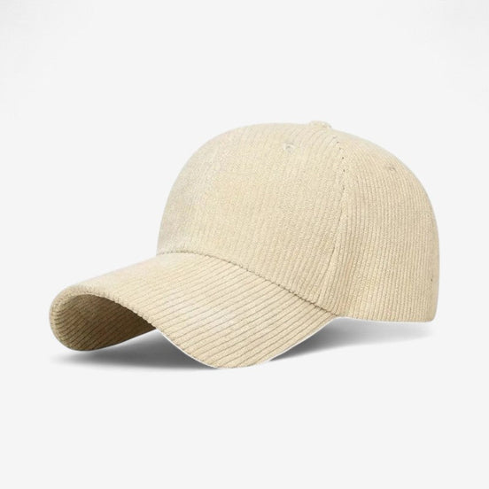 Cordelle dame cap – baseball cap i cord med justerbar lukning