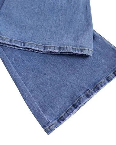 Levana Bootcut Jeans med Høj Talje