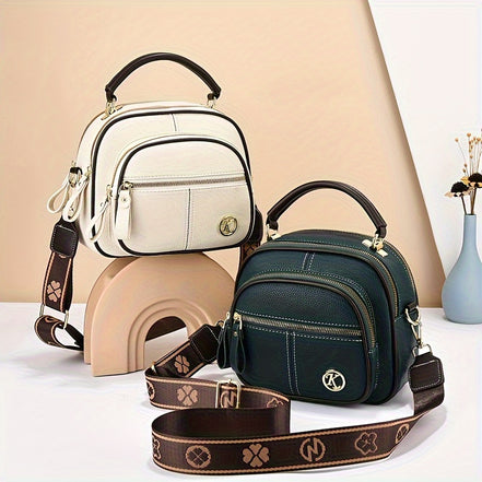 Elvoria Multi-Layer Shoulder Bag