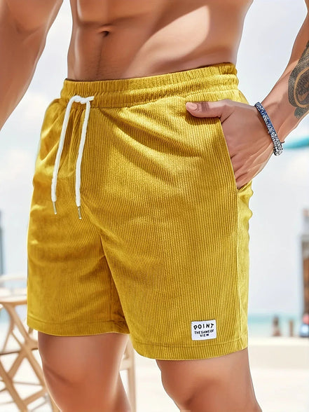 Stravio shorts – stribet design og komfortpasform