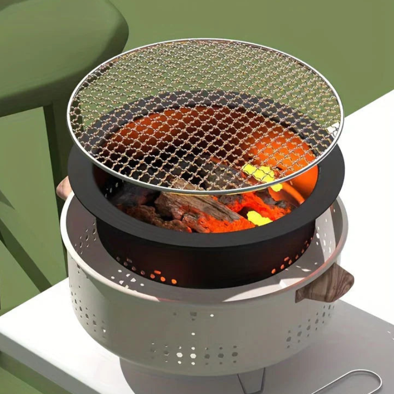 CoalNest kompakt kulgrill – bærbar grill til udendørs brug