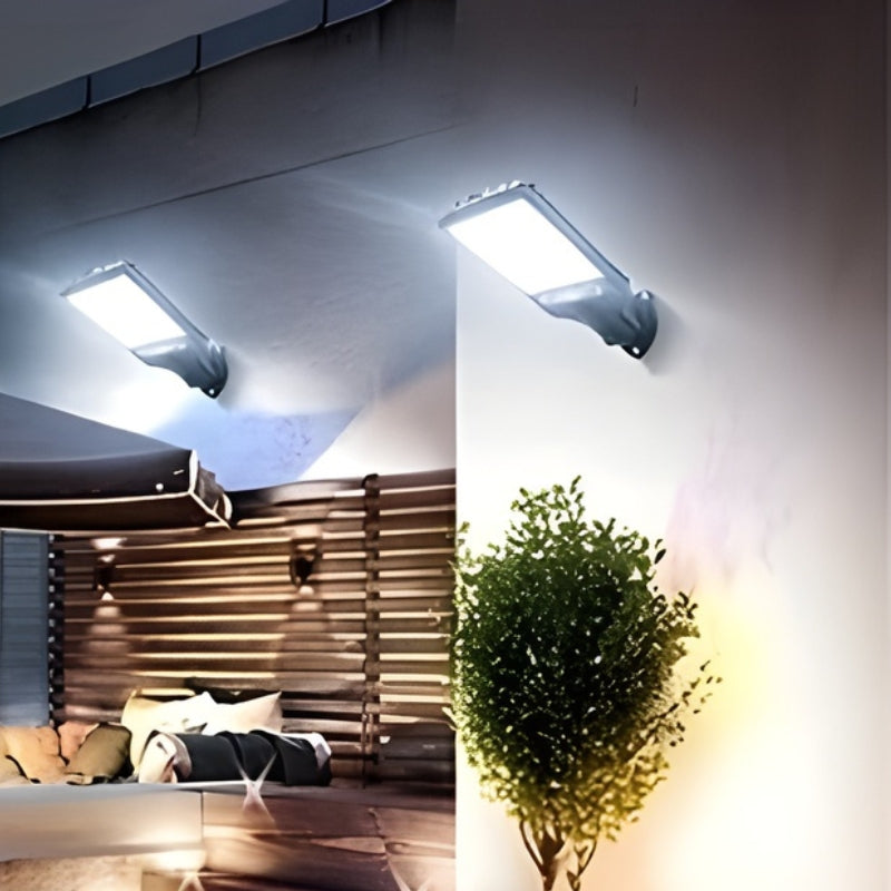 Norvexa solcellelampe – LED lampe med automatisk tænding og væg- eller jordmontering
