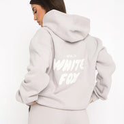 White Fox Luxe Lounge Set – Hoodie & Joggers