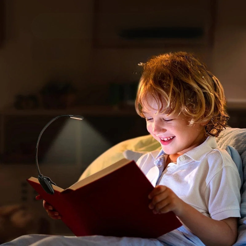 Flexora Clip LED lampe med USB og klemme