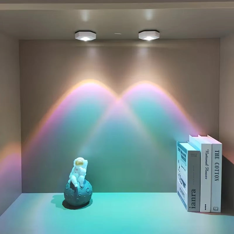 Magluna LED lampe med magnetisk base – bordlampe med flerfarvet lys