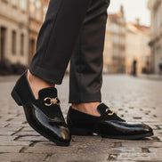 Arvello slip-on shoes med dekorativ spænde