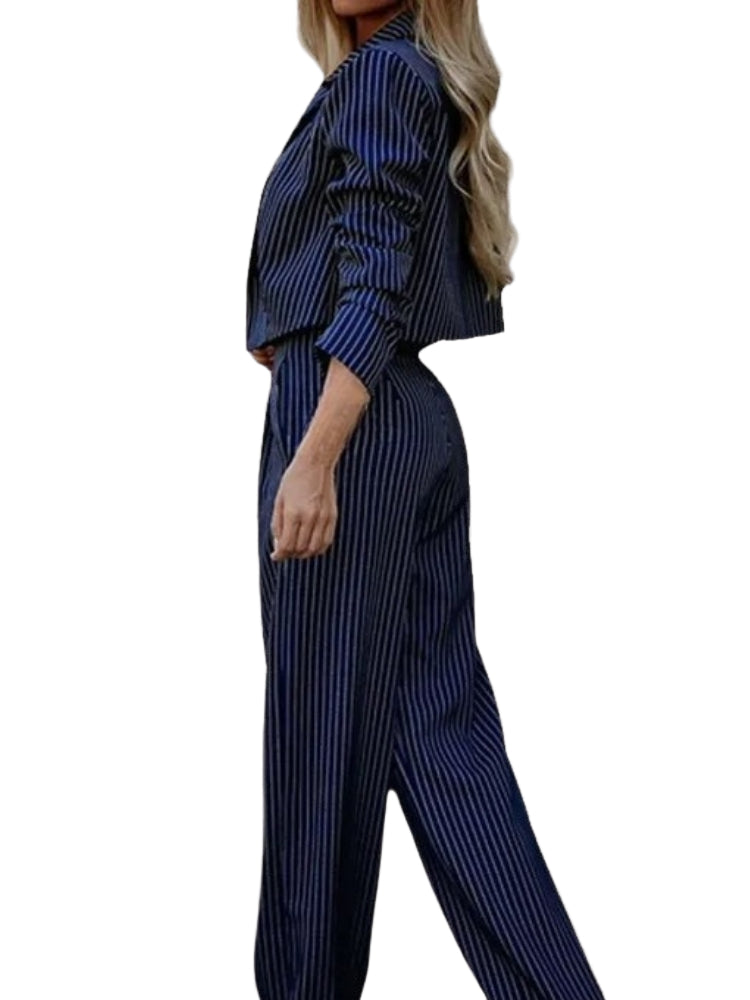 Hector Stribet Blazer Sæt