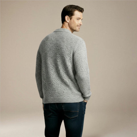 Norvyn slim fit sweater med rund hals