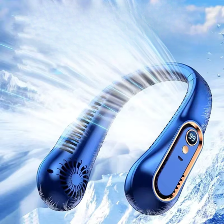 Wentylator bezłopatkowy na szyję z ładowaniem USB i regulacją prędkości – AeroLoop