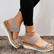 Chunkira sandaler dame – remsandaler med chunky sål og åben tå